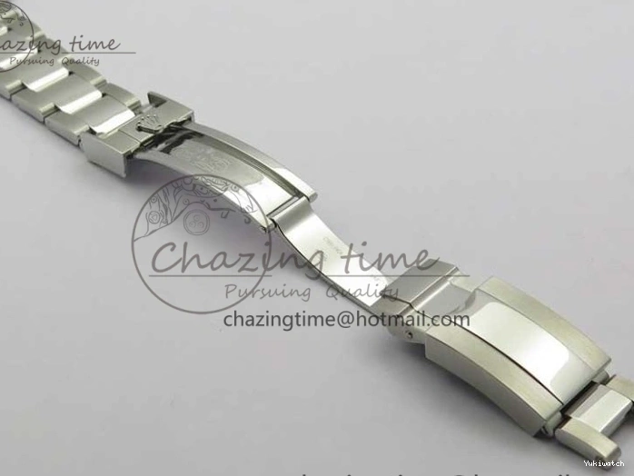 Dial Yacht-Master Silver Best SS SA3135 Edition Maker Bp on SS 116622 Bracelet 0501